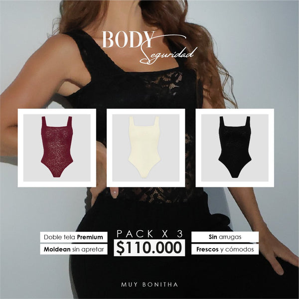 Body Pack Seguridad x 3